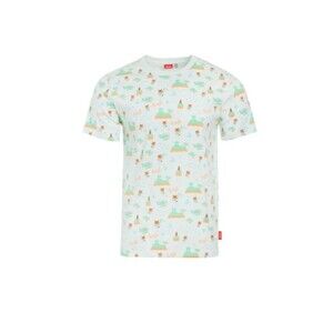 Nintendo Animal Crossing New Horizons Island Pattern Tom Nook T Shirt Size M